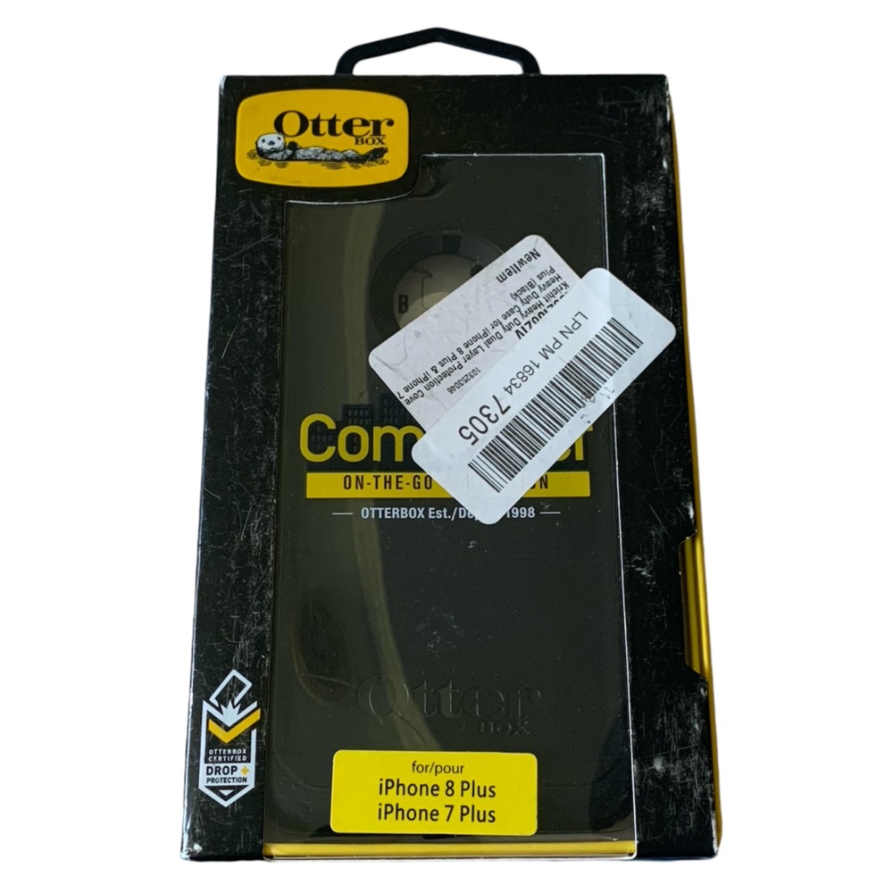 OtterBox Black Commuter Series Case for iPhone 8 Plus/7 Plus